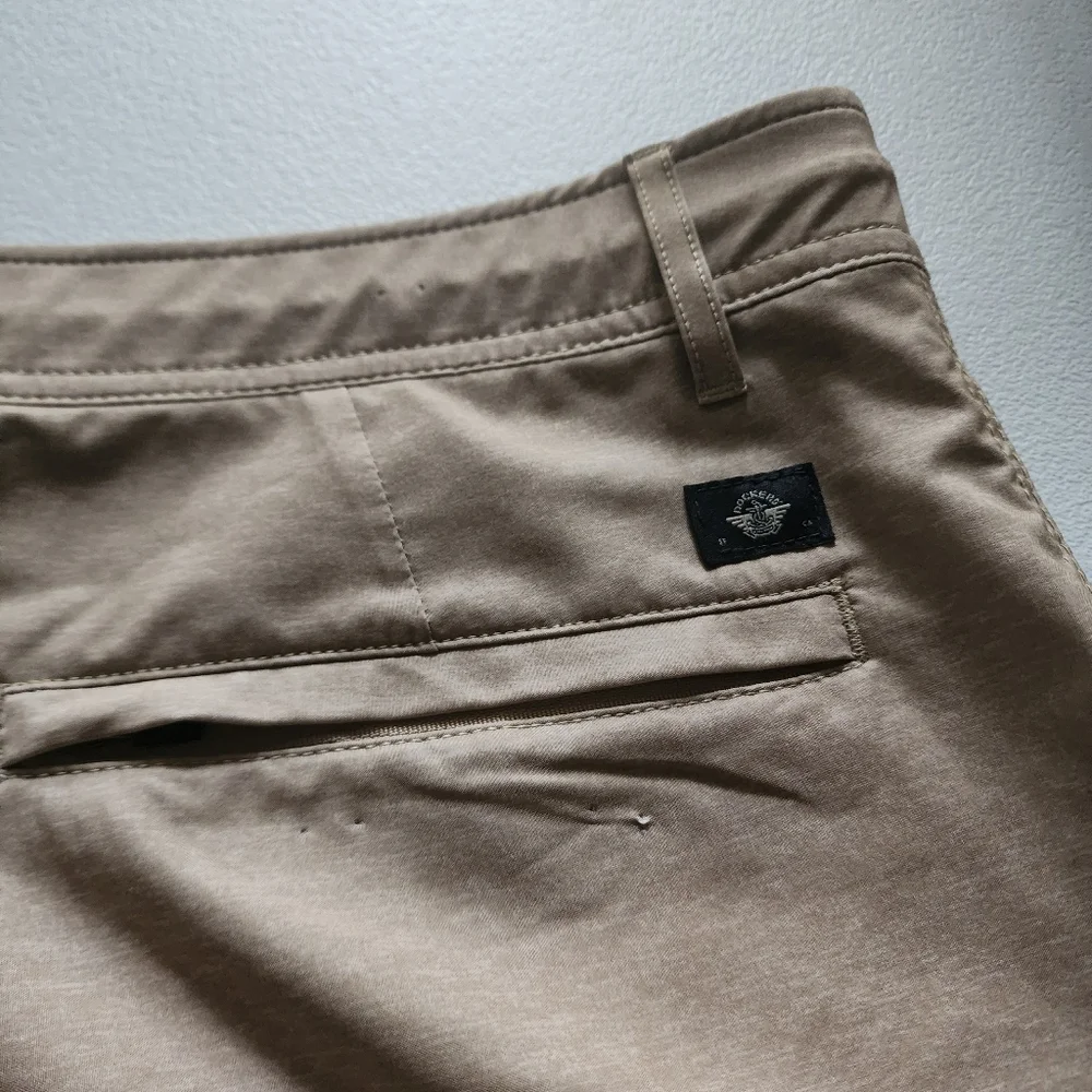 Dockers Hybrid Swim Shorts Mens 38 Khaki 8